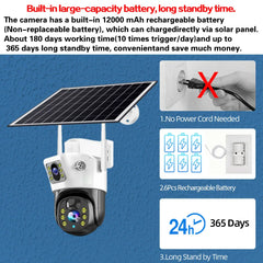 Ultimate Solar CCTV: Color Night Vision Security Camera