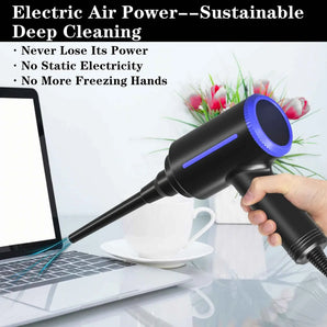 Electric Air Blower: Ultimate Dust Cleaner for Electronics  computerlum.com   