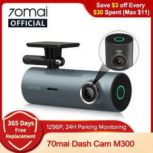 70mai Dash Cam M300 Car DVR: Enhanced Night Vision Safety  computerlum.com   