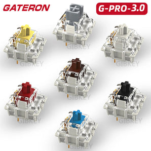 Gateron Pro Enhanced Hot-swappable Mechanical Keyboards: Customizable RGB Switches  computerlum.com   