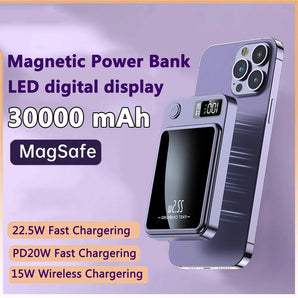 Magnetic Wireless Power Bank: High-Speed Portable Charger  computerlum.com   