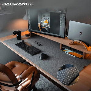 Wool Felt Mouse Pad: Enhanced Desk Protector for Gaming & Office  computerlum.com   