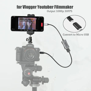 BFOLLOW Android Camera Monitor HDMI Adapter for Vlog Filmmaker: Enhance DSLR Capture  computerlum.com   