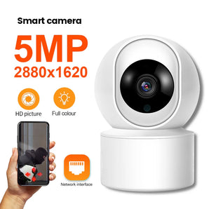 5MP IP WiFi Camera: Smart Human Tracking Surveillance System  computerlum.com Camera 3MP NO Card EU plug 