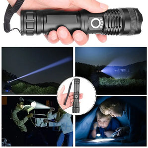 XHP100 LED Flashlight: Ultimate Outdoor Torch for Adventures.  computerlum.com   