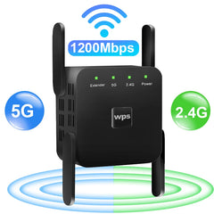 WiFi Range Extender: Fast 1200Mbps Network Boost