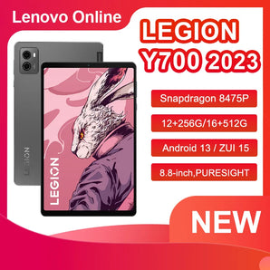 Lenovo LEGION Y700 2023 Gaming Tablet 8.8inch 256GB / 512GB 144Hz Refresh Rate ZUI15 WIF 6550mAh 45W Charging 2.5K 144Hz Tablet  ComputerLum.com   