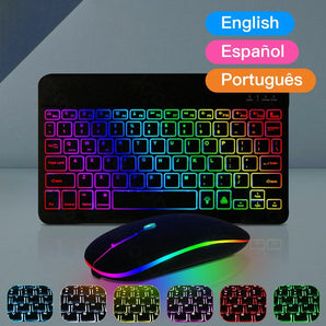 Backlit Bluetooth Keyboard & Mouse Combo: Enhanced Typing Efficiency  computerlum.com   