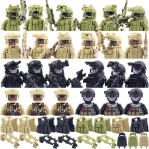 Military Special Forces Building Blocks: Combat Set & Accessories  computerlum.com   