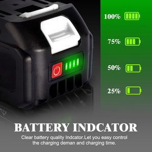 18V Rechargeable Battery 22500mAh 15000mAh Lithium Ion Battery With Battery indicator For Makita Electric Power Tools Battery