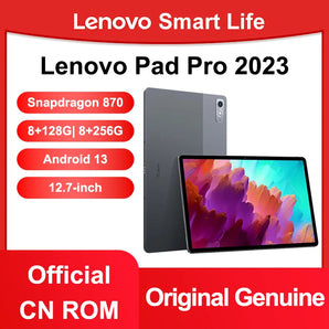 New Product Original Lenovo Xiaoxin Pad Pro 12.7 2023 Snapdragon 870 2944×1840 144Hz 8G+128G/256G 10200mAh Face Recognition  ComputerLum.com   