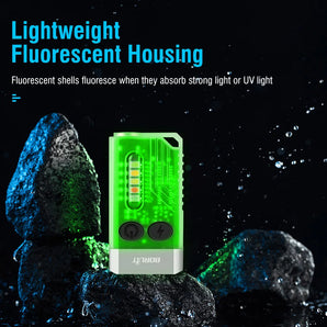 BORUiT V10 EDC Keychain Flashlight: Versatile Mini Torch with UV Light  computerlum.com   