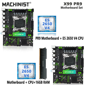 MACHINIST PR9 X99 Ultimate Performance Bundle for Xeon E5 CPU  computerlum.com CHINA Motherboard+CPU 