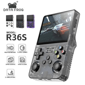 Data Frog R36S Retro Handheld Console: Dive into 15,000+ Classic Games  computerlum.com   