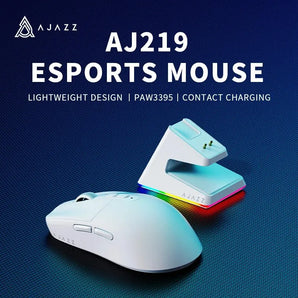 AJAZZ Tri-mode Gaming Mouse: Enhance Gaming with RGB Dock  computerlum.com   