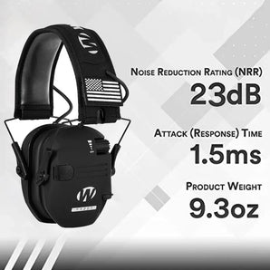 Earmuffs Active Headphones: Premium Shooting Ear Protection  computerlum.com   