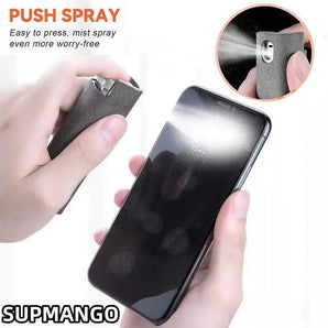 2in1 Screen Cleaner Spray & Microfiber Cloth Set: Mobile Phone Computer iPad Glasses Cleaning  computerlum.com   