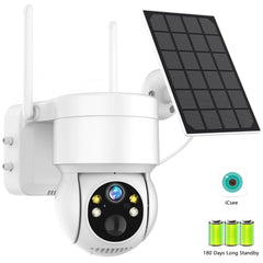 Solar Powered PTZ Camera: Outdoor Wireless IP Camera with HD and Long Standby