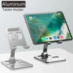 All Aluminum Portable Tablet Stand: Versatile Holder for iPad & Phone  computerlum.com   