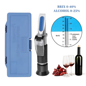 Professional Alcohol & Brix Refractometer: Precision Testing Tool for Brewing  computerlum.com   