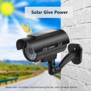 Solar Panel Dummy Camera: Affordable Home Security with Flashing LED  computerlum.com   