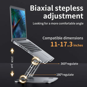 Aluminum Laptop & Tablet Stand: Cooling Support and Portability  computerlum.com   