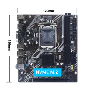 MUCAI H61 Motherboard: Enhanced Performance with NVME SSD  computerlum.com   