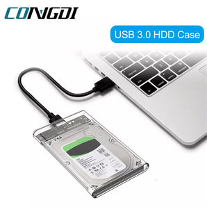 External HDD Enclosure: Plug & Play 2.5" SSD Case, USB 3.0, UASP Support  computerlum.com   
