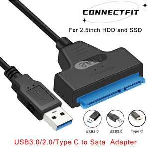 High-Speed SATA to USB Type C Cable for SSD Data Transfer  computerlum.com   