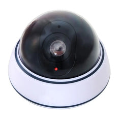 Dummy Security Camera: Red LED Light for Home Safety & Deterrence