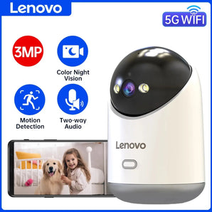 Lenovo WiFi PTZ IP Camera: Night Vision Home Security Kit  computerlum.com US Plug  