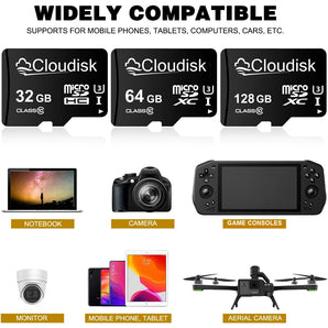 Cloudisk Micro SD Memory Card: High-Speed 256GB for Phone Tablet  computerlum.com   