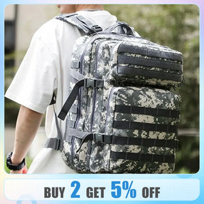 Men's Army Backpack: Waterproof Rucksack for Outdoor Adventures  computerlum.com   