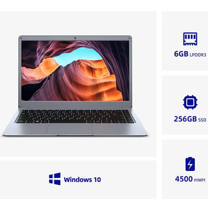 13.3 Inch Intel Celeron Windows 10 Pro Notebook: Budget-Friendly Laptop  computerlum.com 512GB EU 