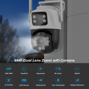 Advanced Night Vision PTZ Surveillance Camera with Dual Lens & Auto Tracking  computerlum.com   