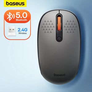 Baseus Silent Bluetooth Mouse: Ergonomic & Portable Wireless Device  computerlum.com   