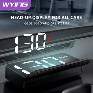 WYING M3 HUD GPS Display: Drive Safely with Speed Alarm  computerlum.com   
