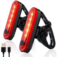 LED Bike Tail Light: Ultimate Night Cycling Safety with USB Charging