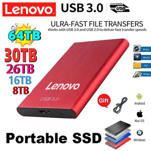 Lenovo Portable High-speed SSD External Drive: Ultimate Storage Solution  computerlum.com   