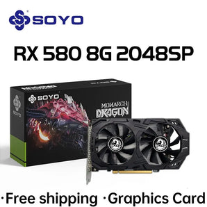 SOYO Radeon RX580 Graphics Card: Elevate Your Gaming Experience  computerlum.com RX580 8g  