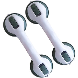 Safety Shower Handle Grab Bars: Easy Install Dual Locking Suction: Bathroom Security  computerlum.com   