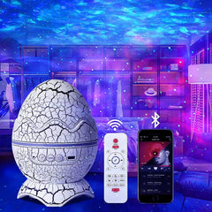 Star Galaxy Dinosaur Egg Projector Light: Transform Bedroom with LED Colors