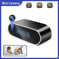 Mini Clock Camera: Smart Home Security with Night Vision & Wifi Control