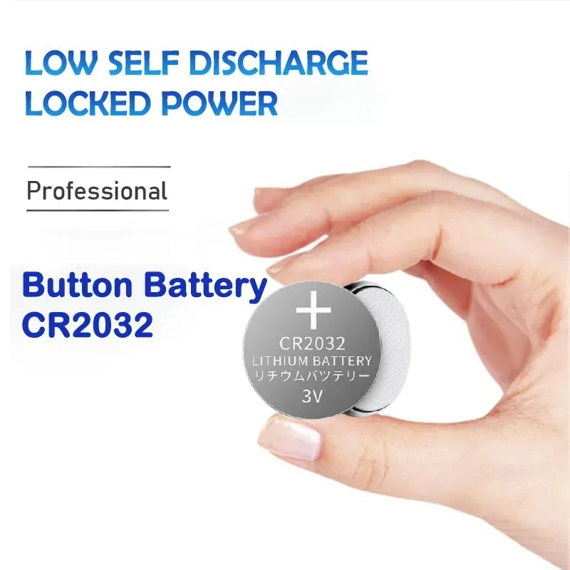CR2032 Button Battery Pack: Reliable 3V Lithium Cells for Watches, Toys, and More  computerlum.com   