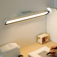Magnetic LED Desk Lamp: Adjustable USB Rechargeable Light