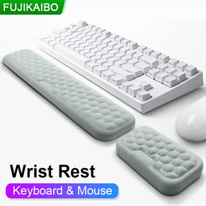 Ergonomic Memory Cotton Wrist Rest: Ultimate Comfort & Support  computerlum.com   