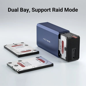 Acasis Dual Bay External HDD Enclosure: Ultimate High-Speed Storage Solution  computerlum.com   