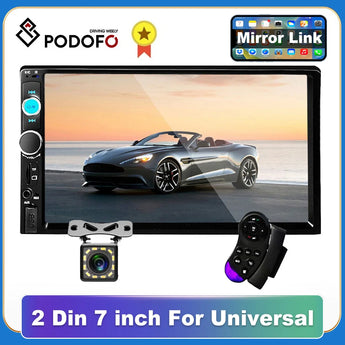 Podofo 2 din Car Radio: Upgrade Your Driving Experience with Bluetooth Connectivity  computerlum.com   