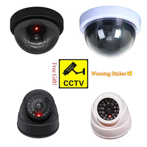 Wireless Dummy CCTV Camera: Theft Deterrent with Flashing LED  computerlum.com   