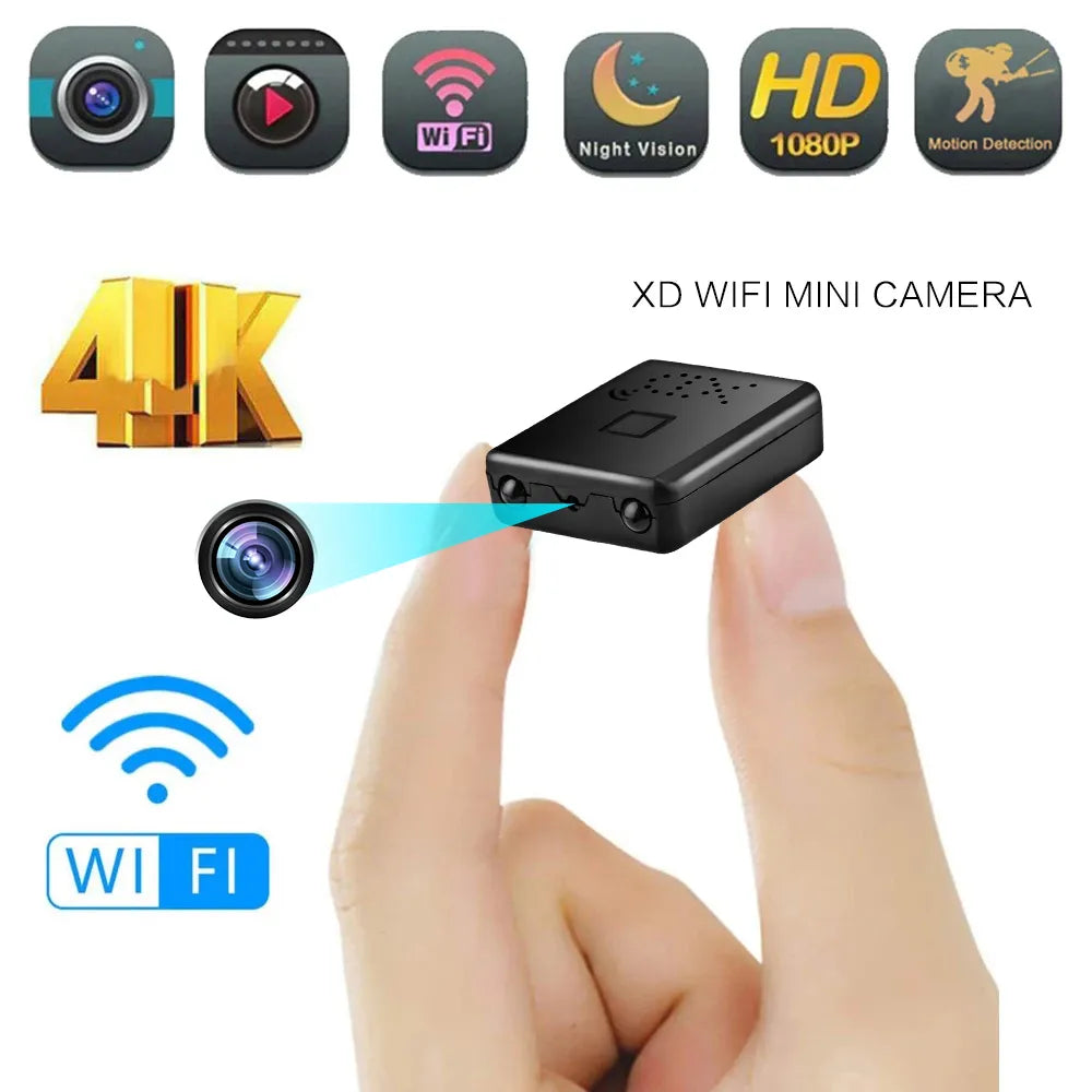 4K Mini WiFi Security Camera: Night Vision, Motion Detection, Remote Monitoring  computerlum.com   